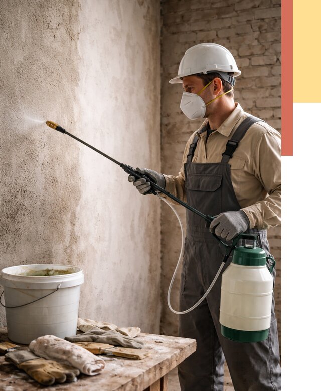 Антисептическая обработка стен в Фурманове от 1223 руб. — быстро и недорого | ОТДЕЛОЧНИК-Фрв