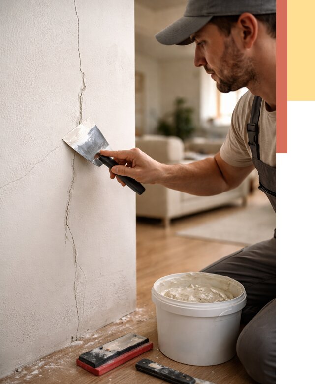 Заделка трещин и сколов в Фурманове от 2496 руб. — быстро и недорого | ОТДЕЛОЧНИК-Фрв