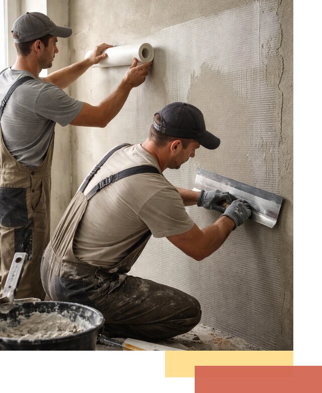 Армирование стен стеклосеткой в Фурманове для прочной отделки