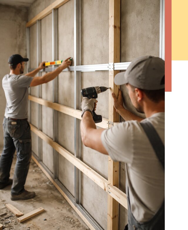 Устройство обрешетки под панели в Фурманове от 2139 руб. — монтаж под ключ | ОТДЕЛОЧНИК-Фрв