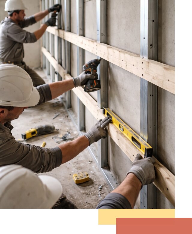 Устройство обрешетки под панели в Фурманове