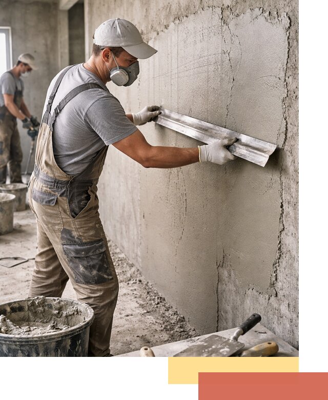 Штукатурка бетонных стен в Фурманове качественно и долговечно