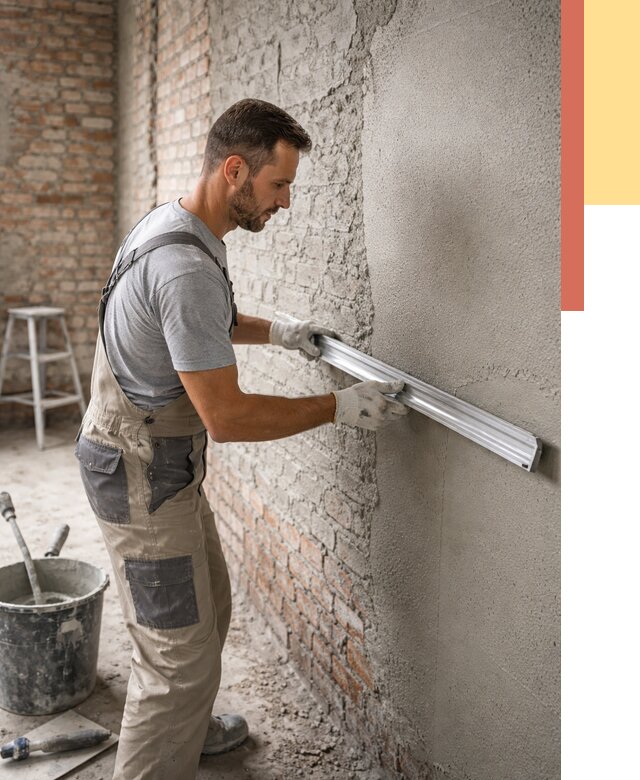 Штукатурка кирпичных стен в Фурманове от 4585 руб/м2 — быстро и недорого | ОТДЕЛОЧНИК-Фрв