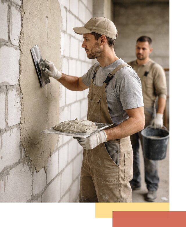 Штукатурка стен из газобетона в Фурманове под ключ