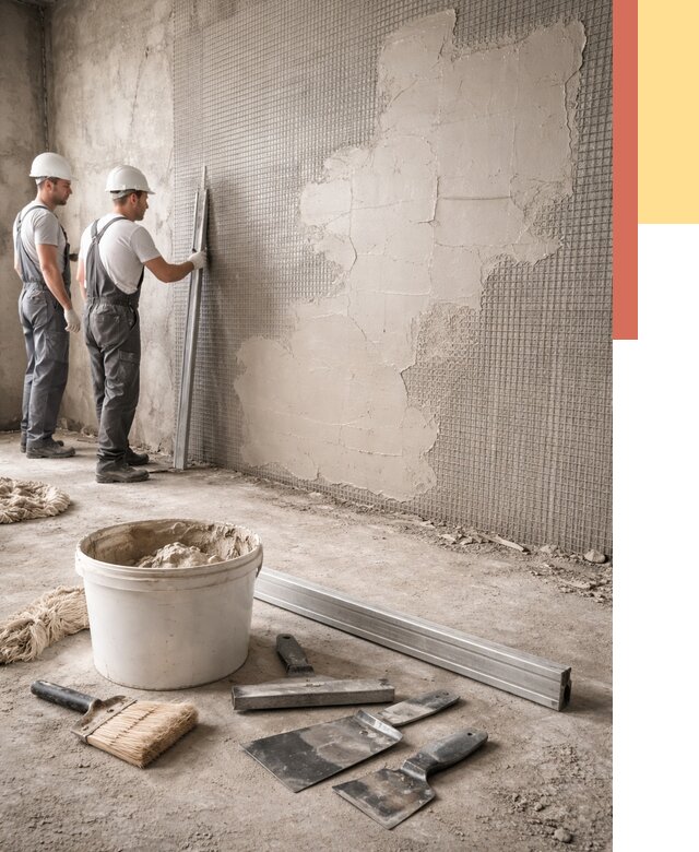 Штукатурка стен по сетке в Фурманове от 5603 руб./м2 — быстро и недорого | ОТДЕЛОЧНИК-Фрв