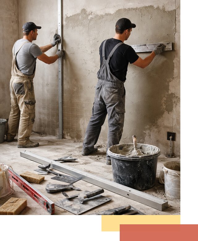 Профессиональная штукатурка стен под плитку в Фурманове