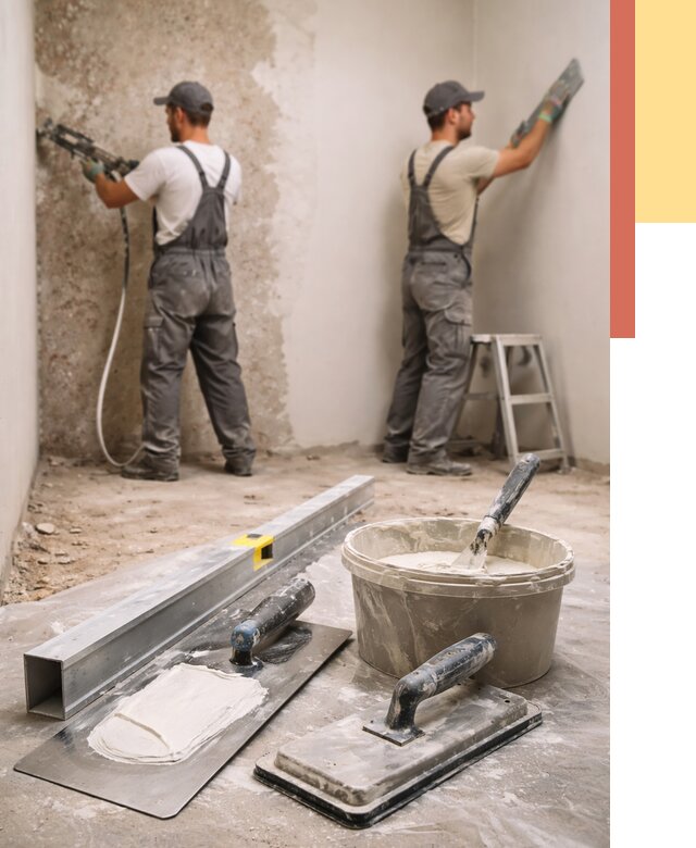 Штукатурка стен под обои в Фурманове от 4585 руб./м2 — выравнивание под обои | ОТДЕЛОЧНИК-Фрв