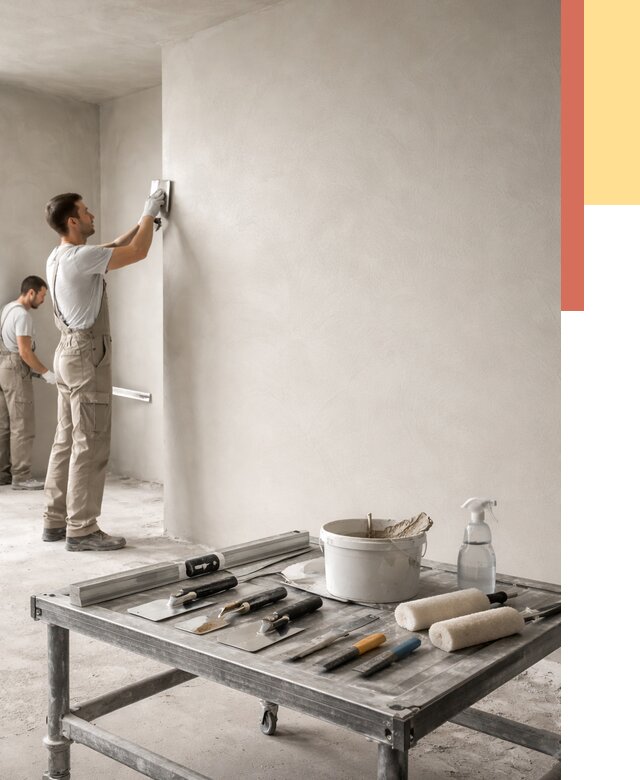 Штукатурка стен под покраску в Фурманове от 4585 руб./м² — качественно и недорого | ОТДЕЛОЧНИК-Фрв