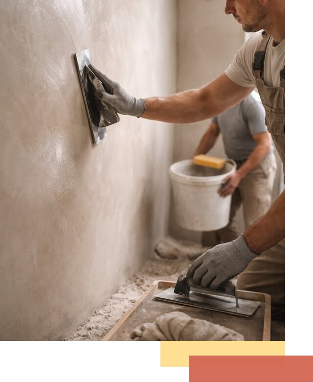 Нанесение марокканской штукатурки таделакт в Фурманове