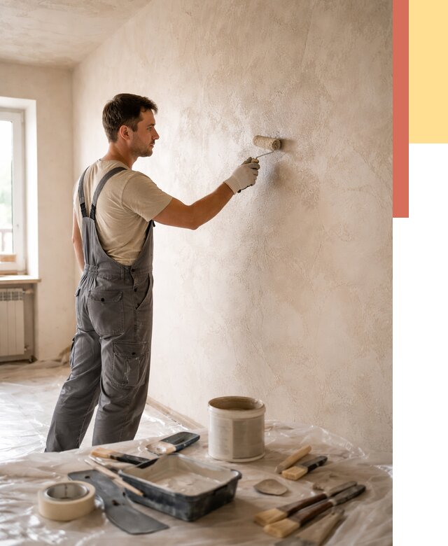 Нанесение лессирующей краски по декоративке в Фурманове от 1783 руб. | ОТДЕЛОЧНИК-Фрв