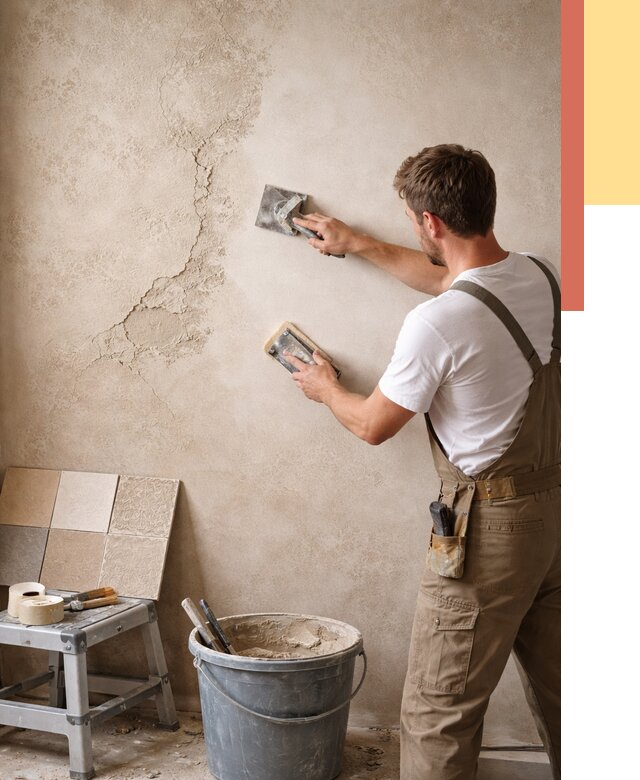 Ремонт декоративной штукатурки в Фурманове от 4585 руб. под ключ | ОТДЕЛОЧНИК-Фрв