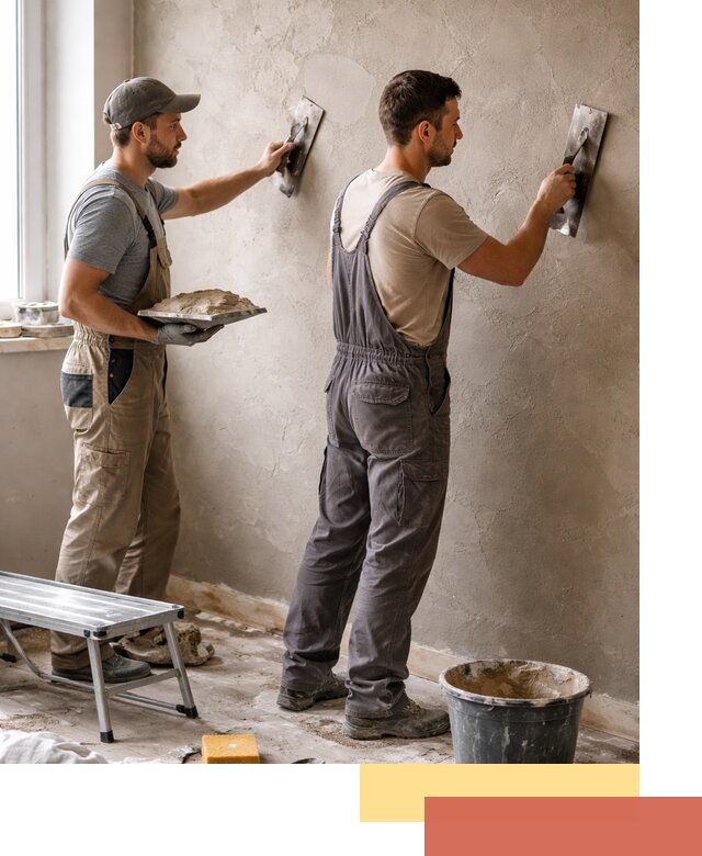 Ремонт декоративной штукатурки и восстановление фактуры в Фурманове