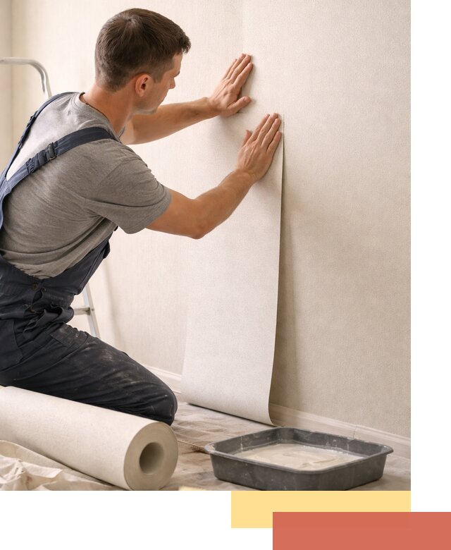 Поклейка флизелиновых обоев в Фурманове качественно и быстро