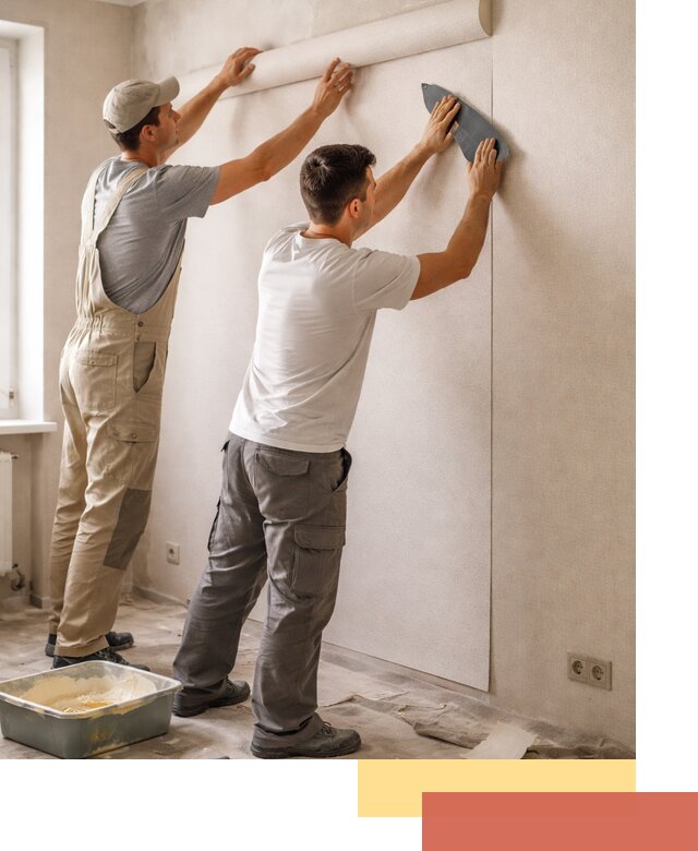 Поклейка виниловых обоев в Фурманове профессионально и качественно