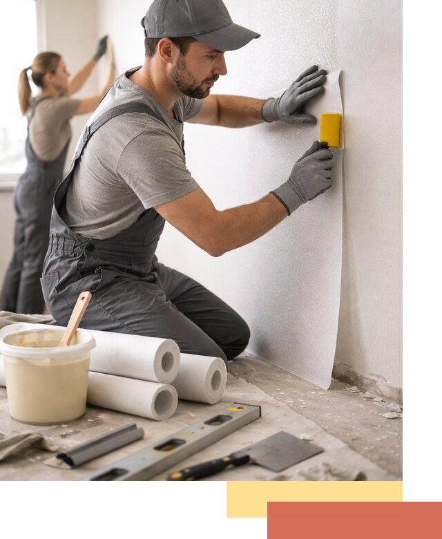 Поклейка стеклообоев профессионально в Фурманове