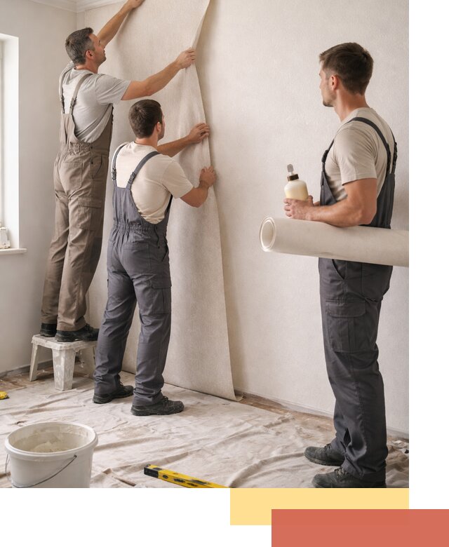 Оклейка стен обоями в Фурманове — качественно и профессионально