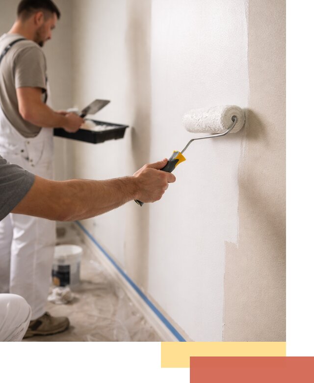 Покраска стен акриловой краской профессионально в Фурманове