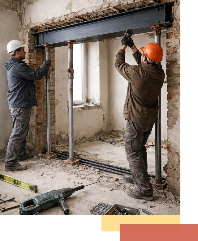 Усиление проема в стене в Фурманове для расширения и безопасности