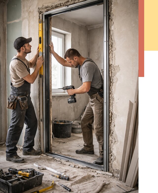 Закладка дверного проема в Фурманове от 3566 руб. — быстро и недорого | ОТДЕЛОЧНИК-Фрв