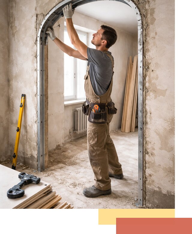 Устройство арочного проема в Фурманове под ключ