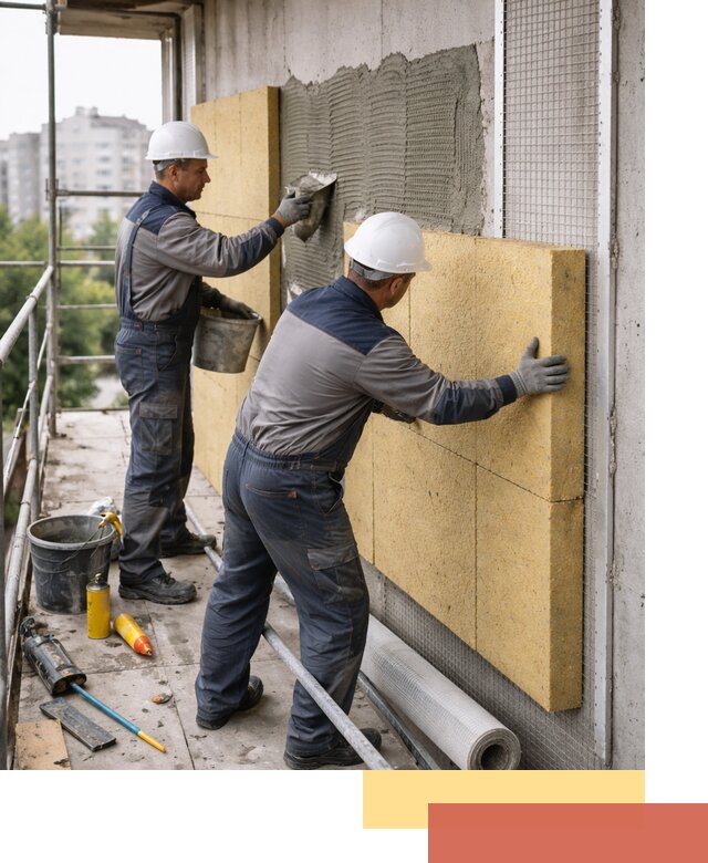 Утепление стен зданий и домов в Фурманове качественно и надежно