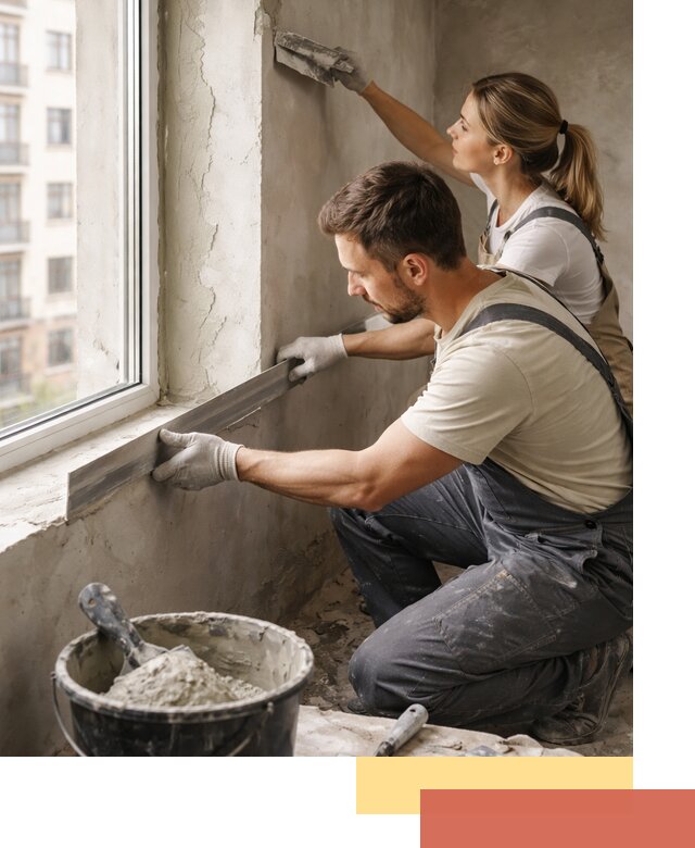 Штукатурка откосов дверей и окон профессионально в Фурманове