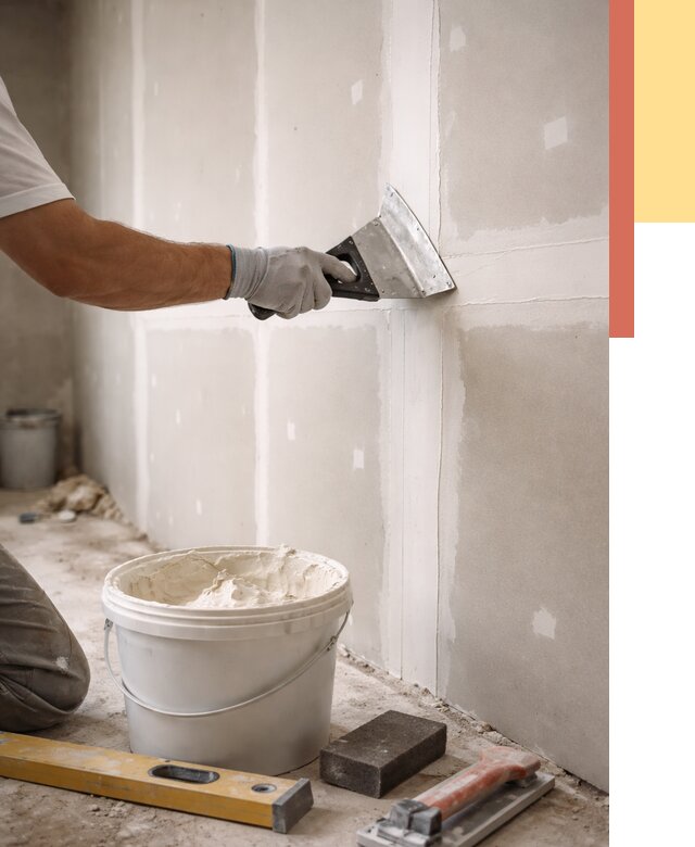 Шпаклевка перегородок из гипсокартона в Фурманове от 2547 руб. — услуги ОТДЕЛОЧНИК-Фрв