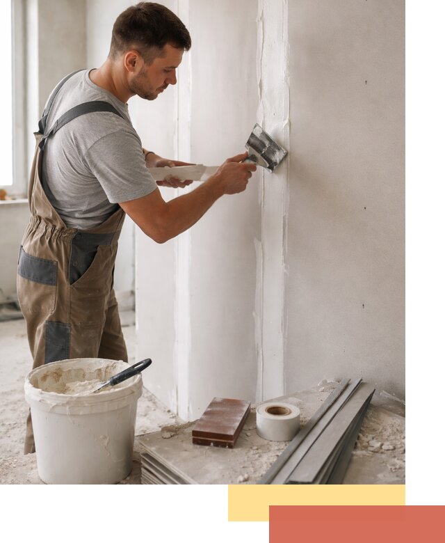 Шпаклевка перегородок из гипсокартона в Фурманове качественно и быстро