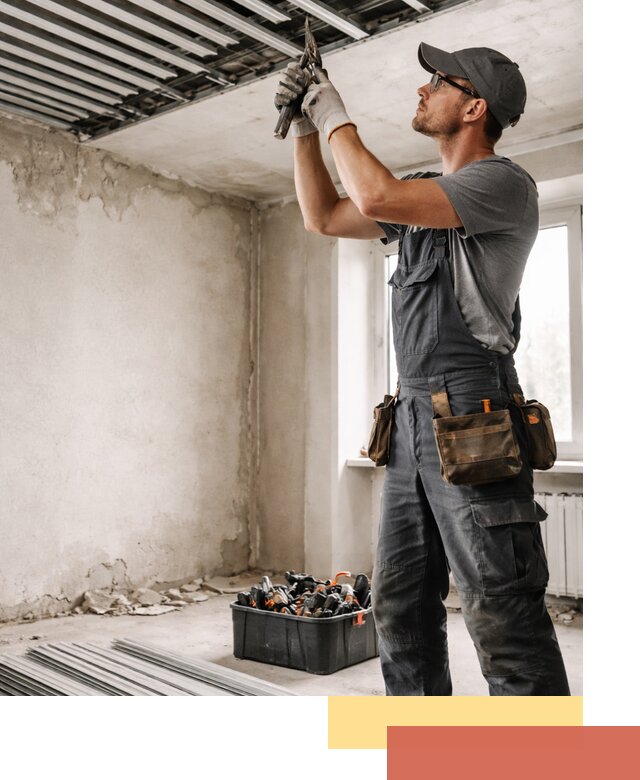 Демонтаж реечного потолка в Фурманове быстро и аккуратно