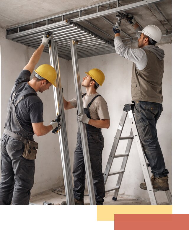 Монтаж реечного потолка под ключ в Фурманове