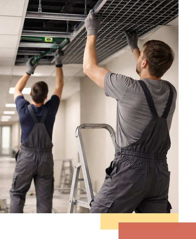 Монтаж потолка Грильято в Фурманове: установка под ключ качественно