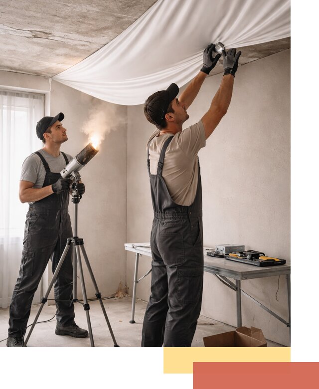 Установка натяжного потолка под ключ в Фурманове