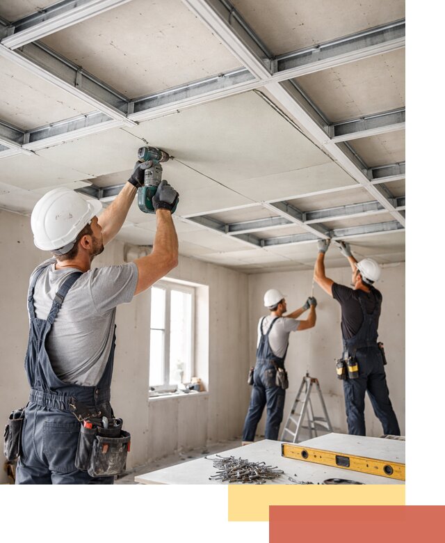 Кессонный потолок из гипсокартона под ключ в Фурманове