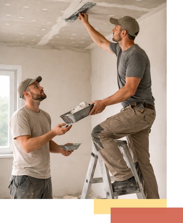 Шпаклевка потолка из гипсокартона в Фурманове качественно и быстро