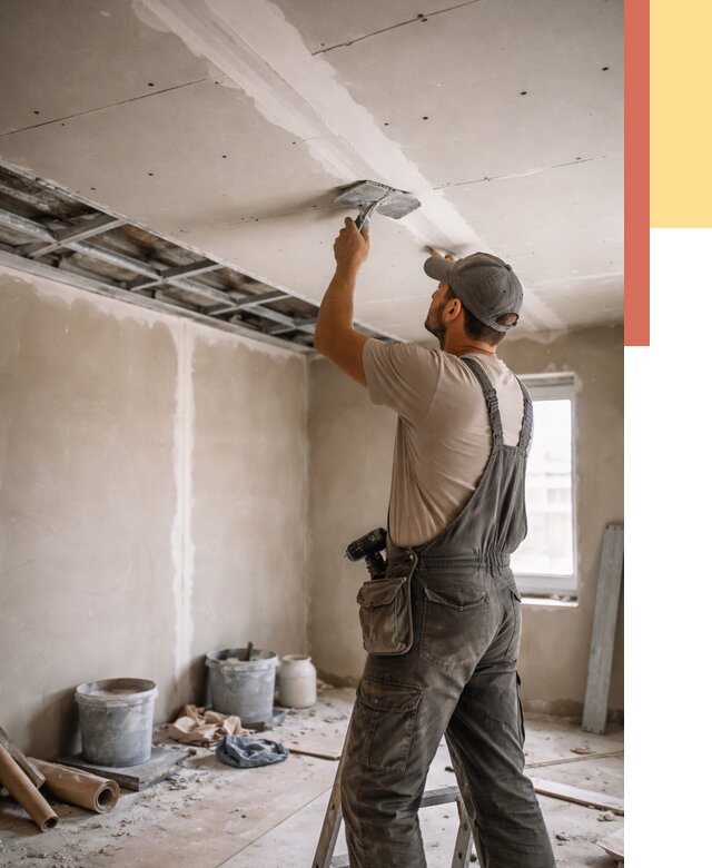 Ремонт потолка из гипсокартона в Фурманове от 662 руб./м² — быстро и недорого | ОТДЕЛОЧНИК-Фрв