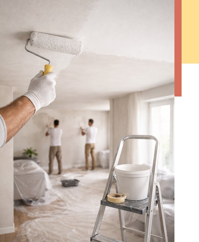 Покраска потолка акриловой краской в Фурманове от 2547 руб. | ОТДЕЛОЧНИК-Фрв