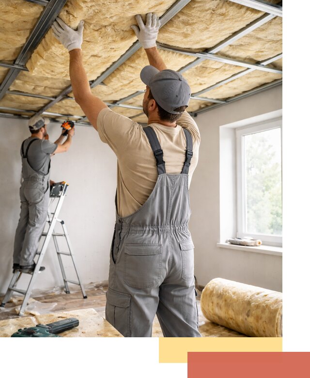 Утепление потолка под ключ в Фурманове качественно и быстро