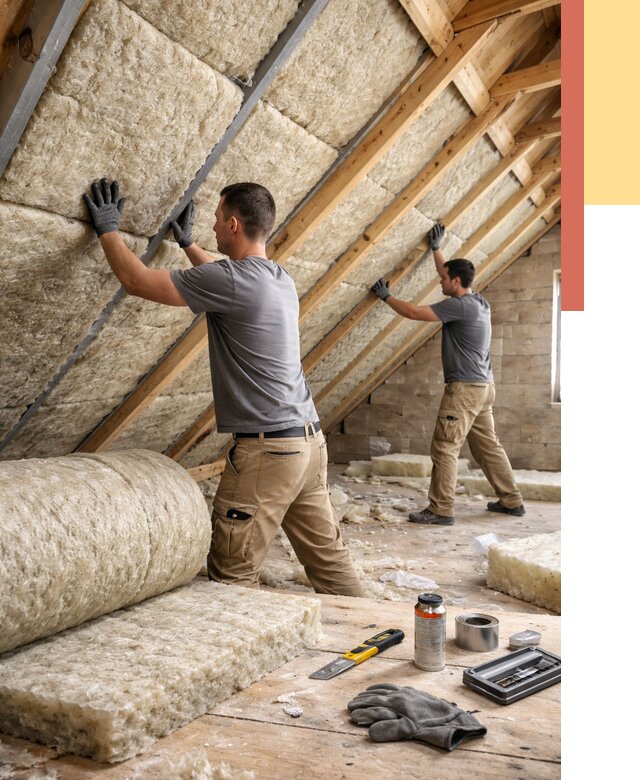 Утепление потолка минватой в Фурманове от 1477 руб. — быстро и недорого | ОТДЕЛОЧНИК-Фрв