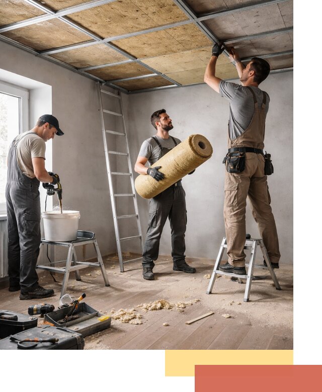 Шумоизоляция потолка в Фурманове: профессиональный монтаж и отделка