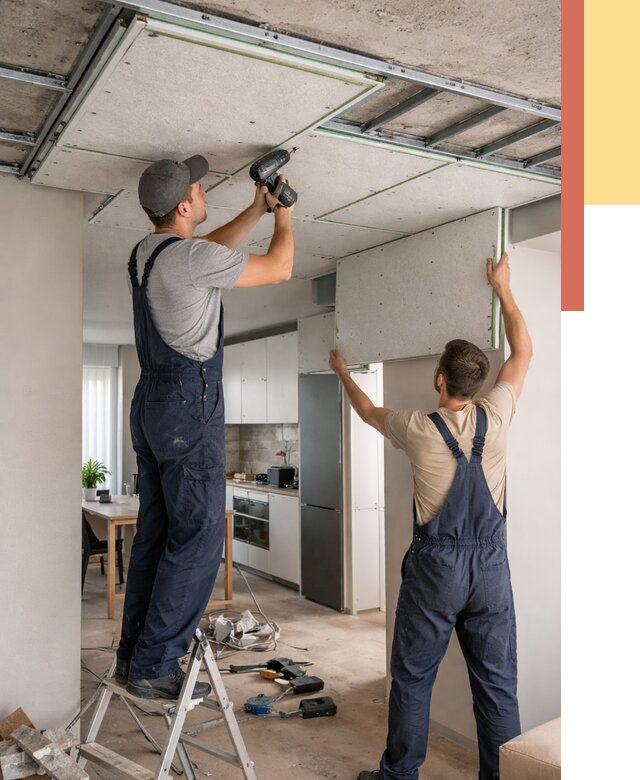 Шумоизоляция потолка панелями зипс в Фурманове от 1885 руб. под ключ | ОТДЕЛОЧНИК-Фрв